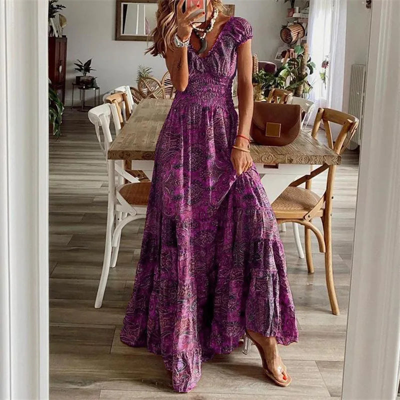 Bohemian Print Dress