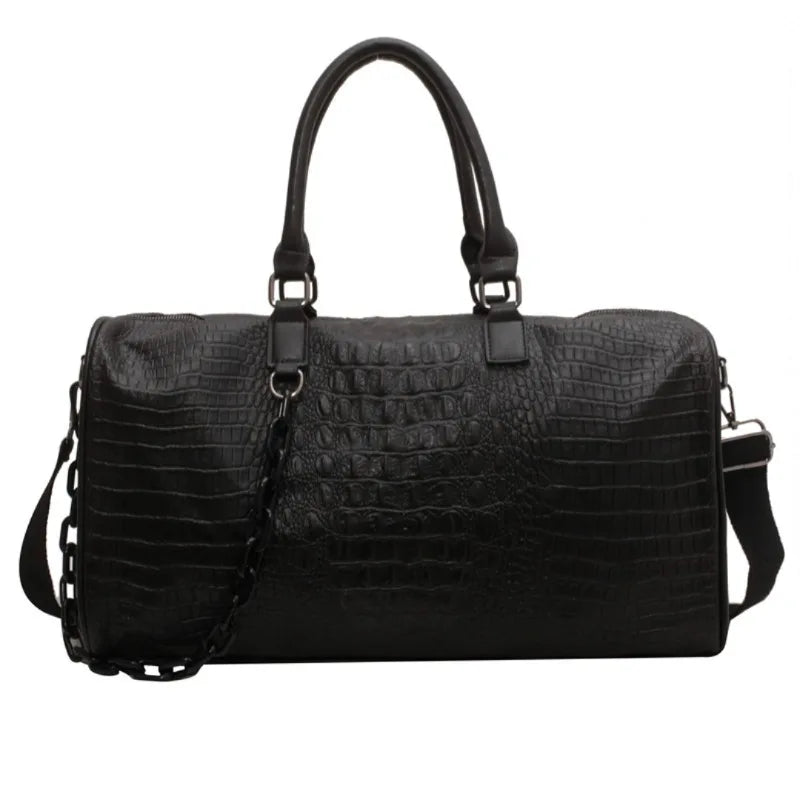 PU Leather Boston Bag
