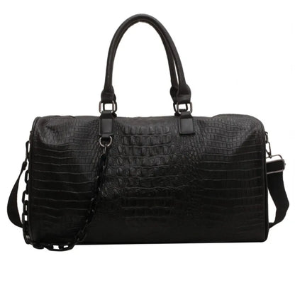 PU Leather Boston Bag
