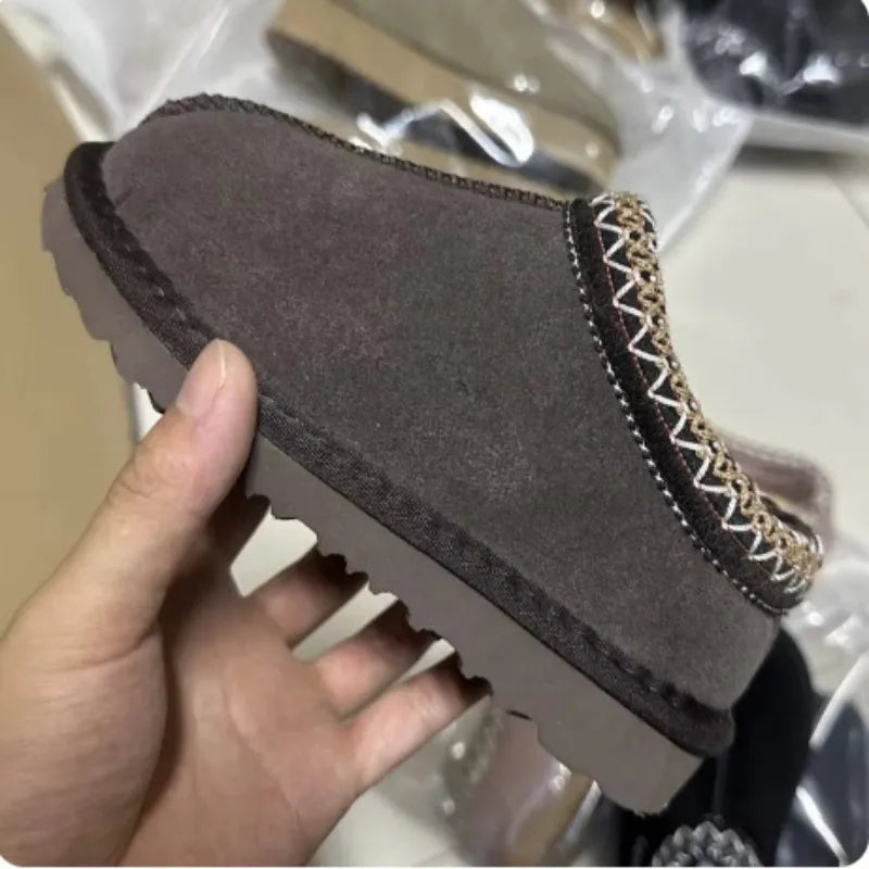 Plush-Lined Ankle Boots