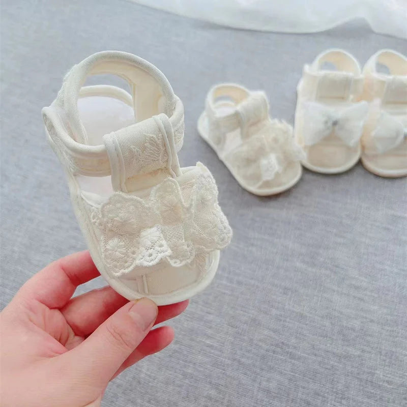 Soft-Sole Hook-and-Loop Baby Sandals
