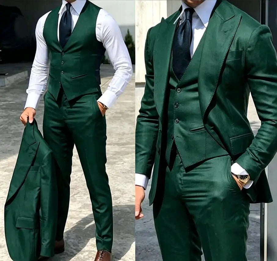 Classy Wedding Tuxedos Slim Suit
