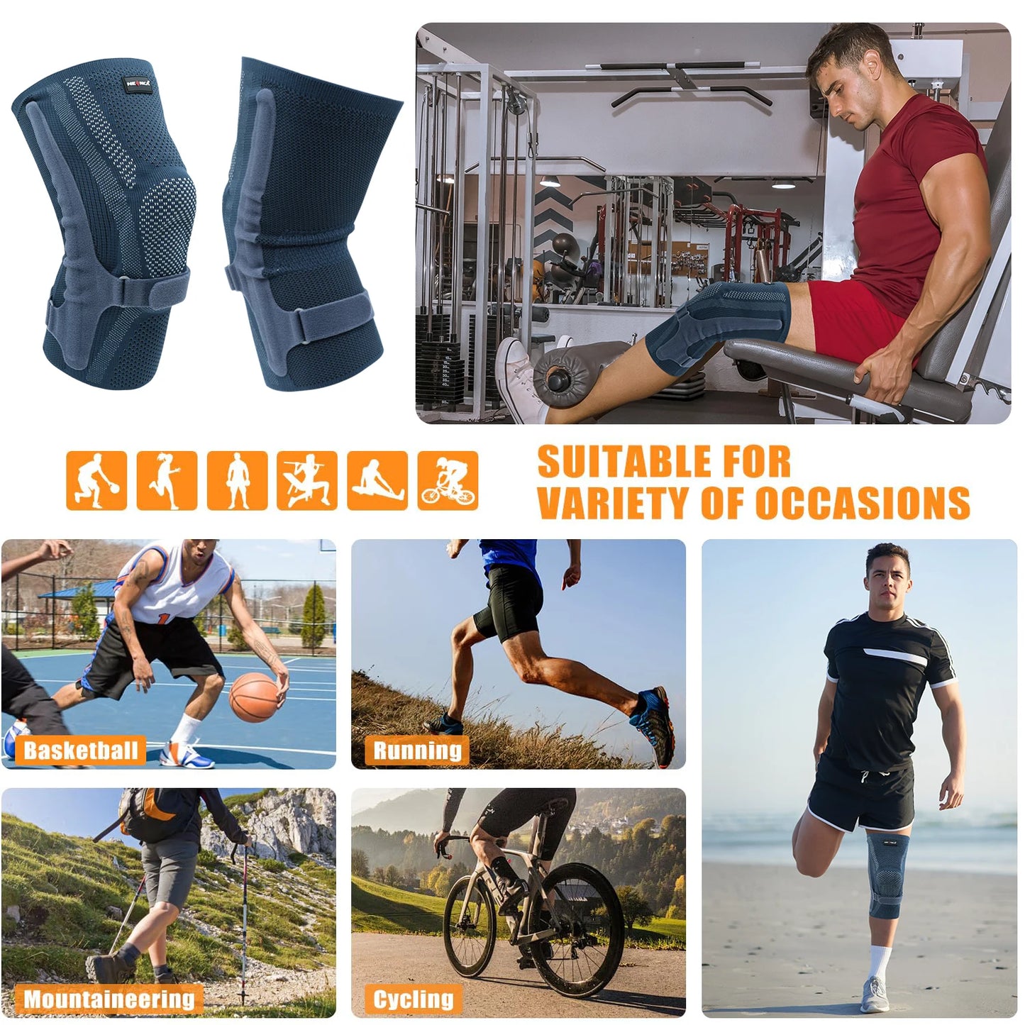 Knee Support Compression Brace