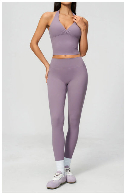 Hanging Neck Yoga Tops Sports
