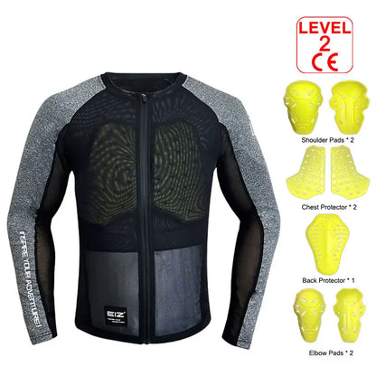 Elastic Polyester Motocross Jacket