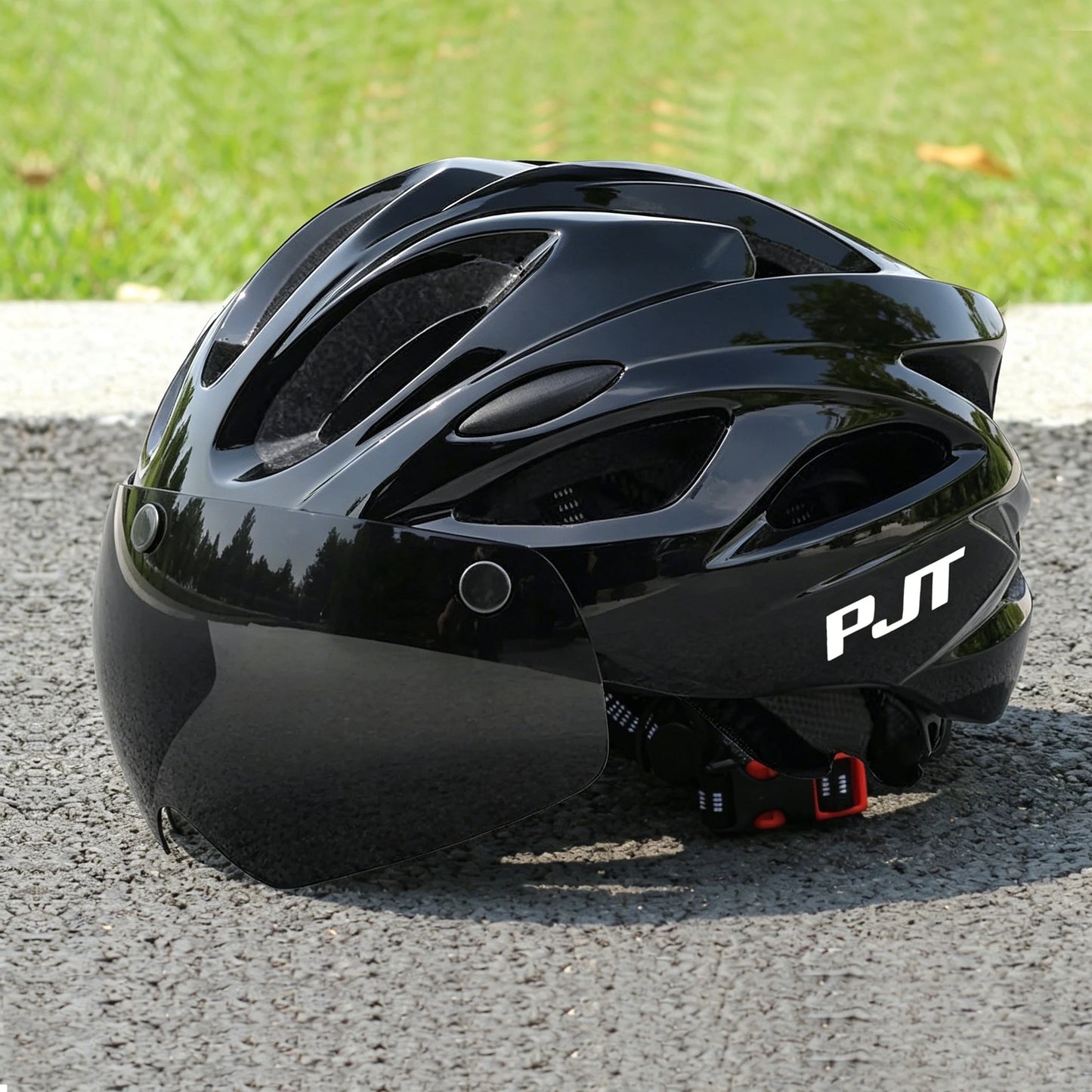 Magnetic Goggle PC Shell Bike Helmet