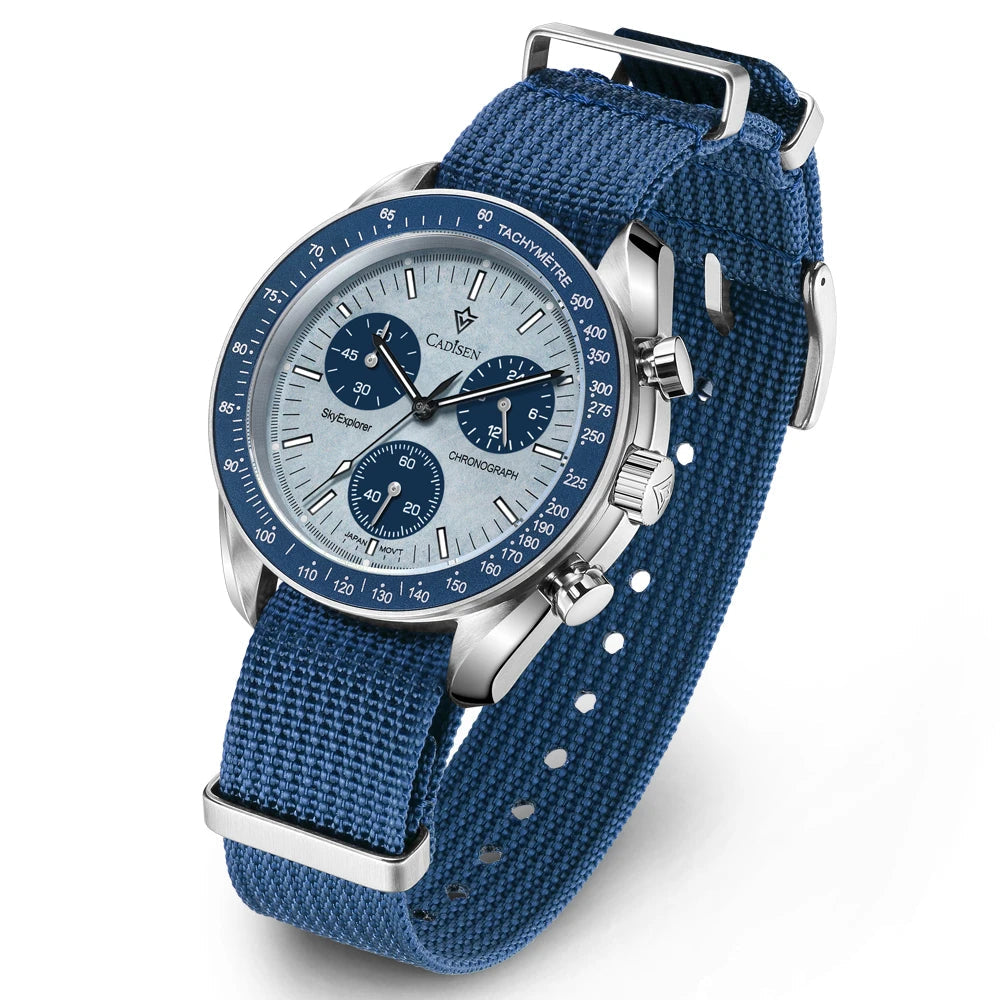 Cadisen Canvas Strap Chronograph
