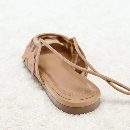 Summer Embroidered Flats