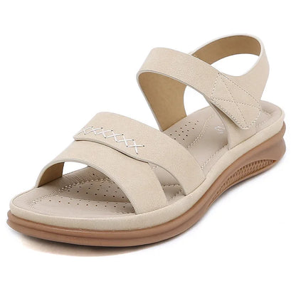 Buckle Wedge Sandals