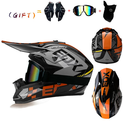 VGV Three-Piece Off-Road Motocross Helmet