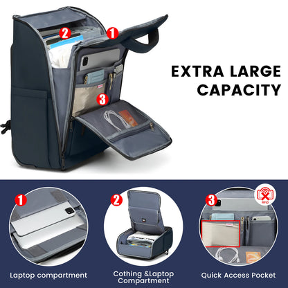 Rolling Business Laptop Backpack