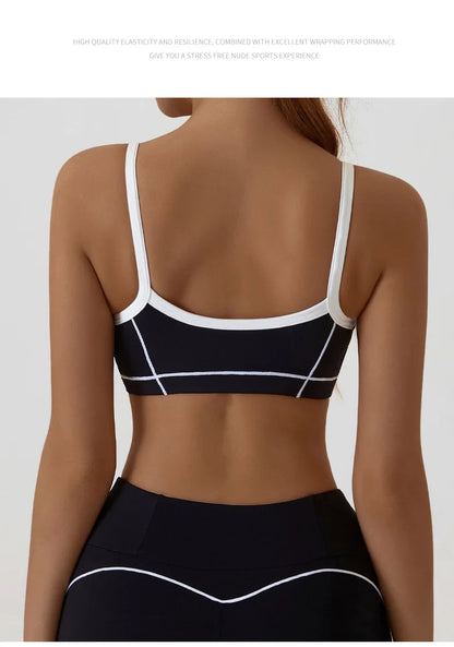 Yoga Sports Bra Color Clashing
