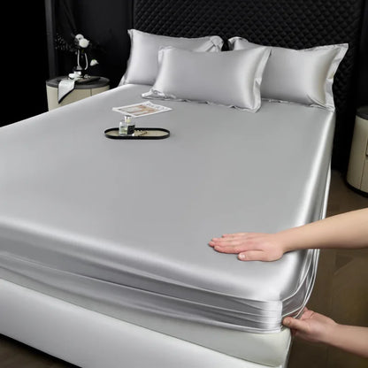 3-Piece Luxury Mulberry Silk Bed Sheet Set