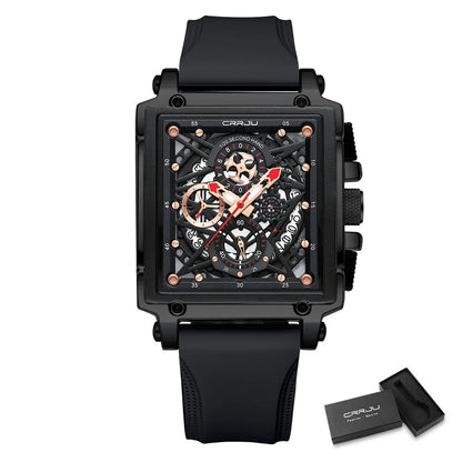 Rectangular Quartz Wristwatch