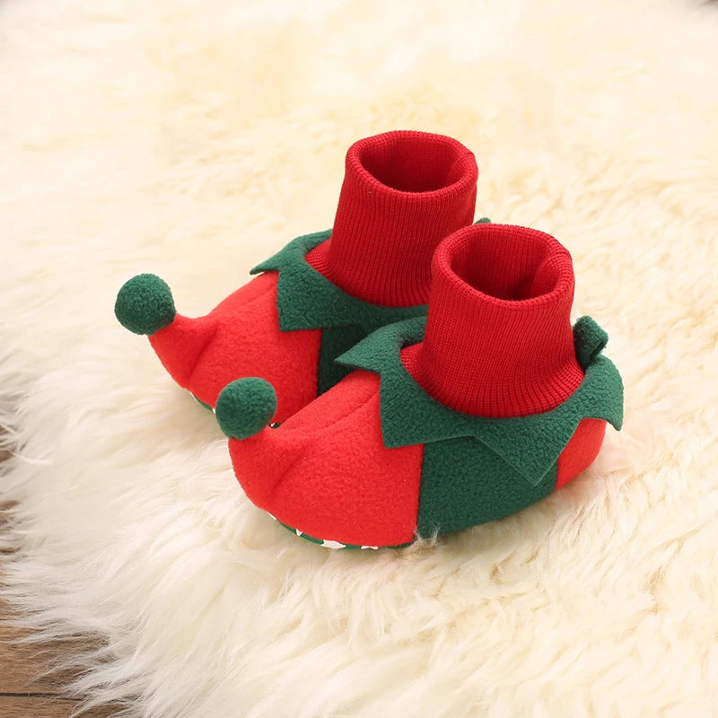 Cartoon Warm Baby Walking Shoes