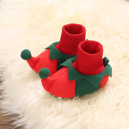 Cartoon Warm Baby Walking Shoes