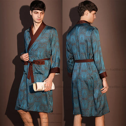 Satin Kimono Sleepwear Robe