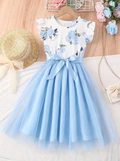 Floral Polyester Dress