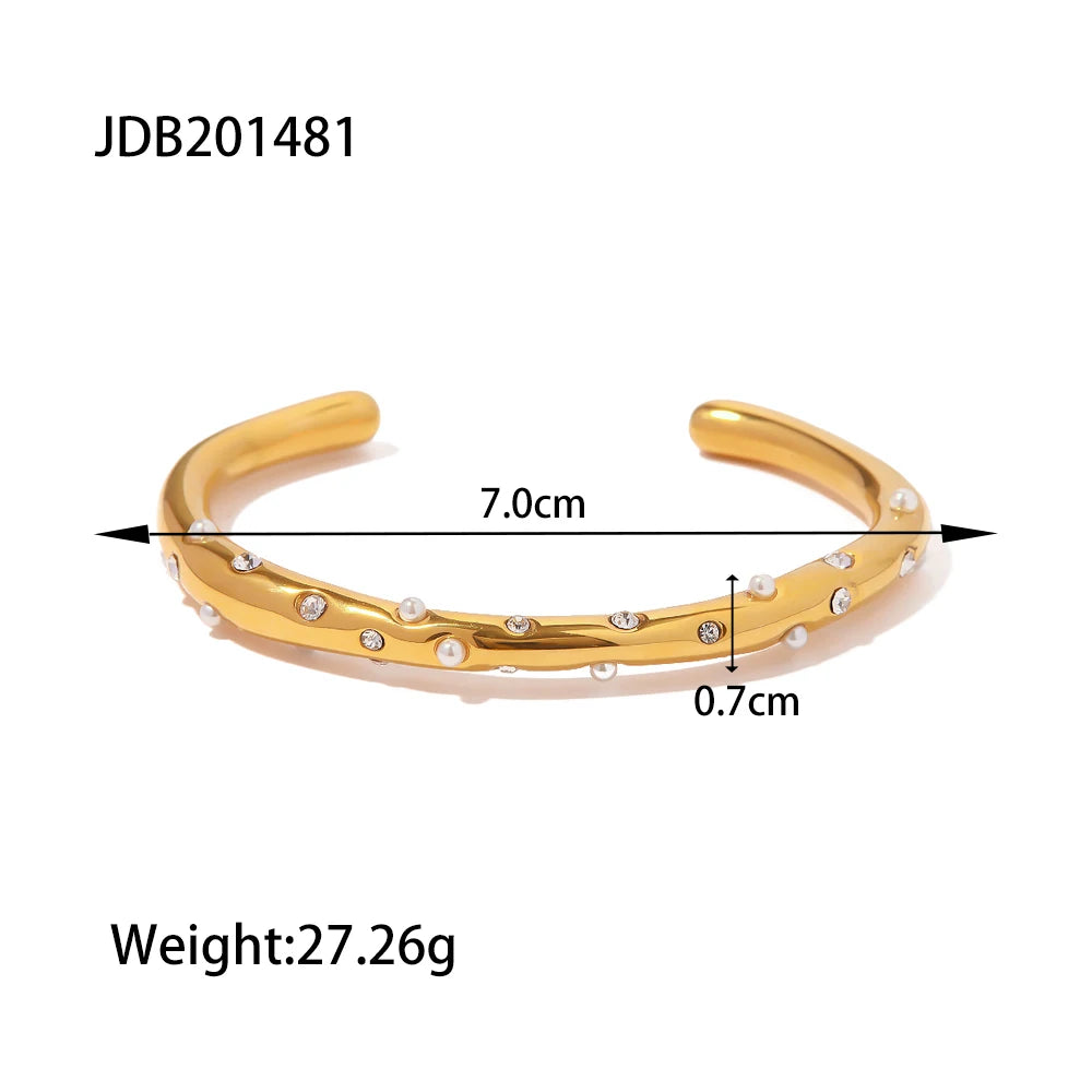 Gold Stainless Steel Cuff