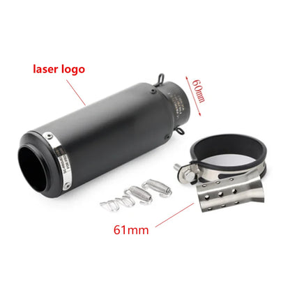 Universal 51/60mm Carbon Fiber Exhaust Muffler DB Killer