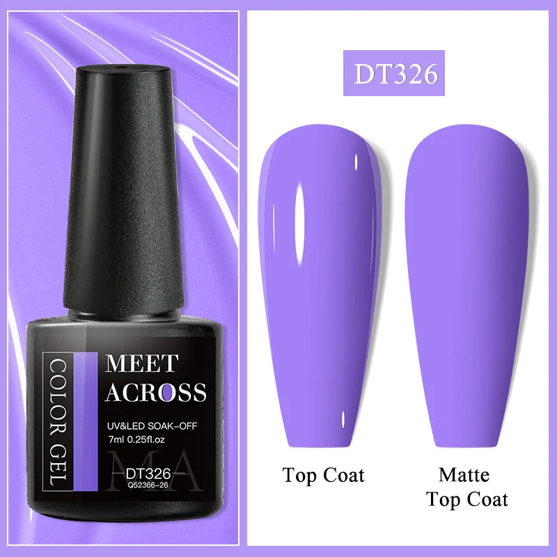 MEET ACROSS Matte Gel Polish
