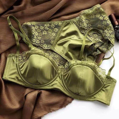 Ruffle Push Up Bra Set
