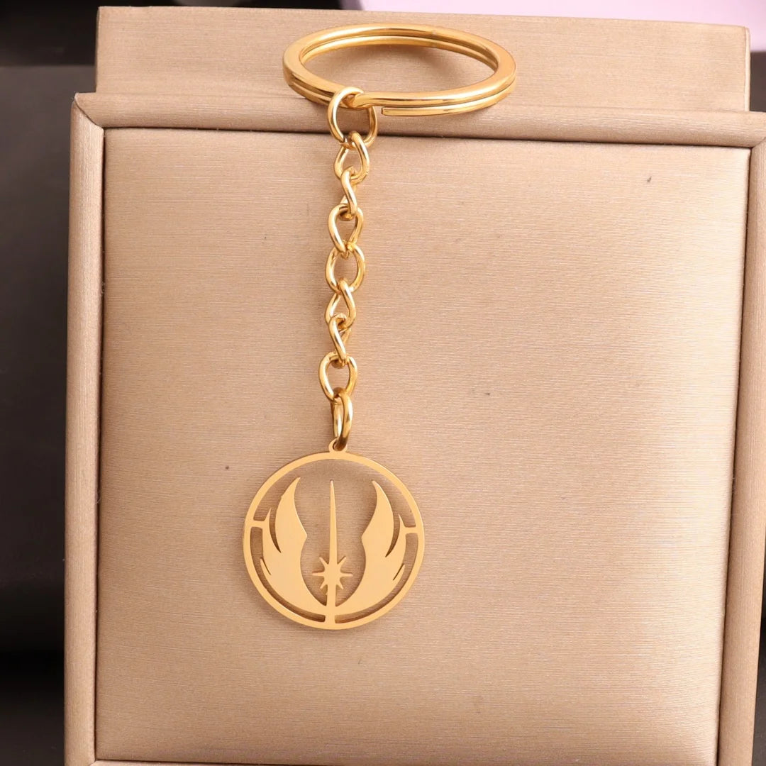 Stainless Steel Keychain Jedi Order