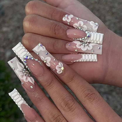 Leopard Cherry Press-On Nails