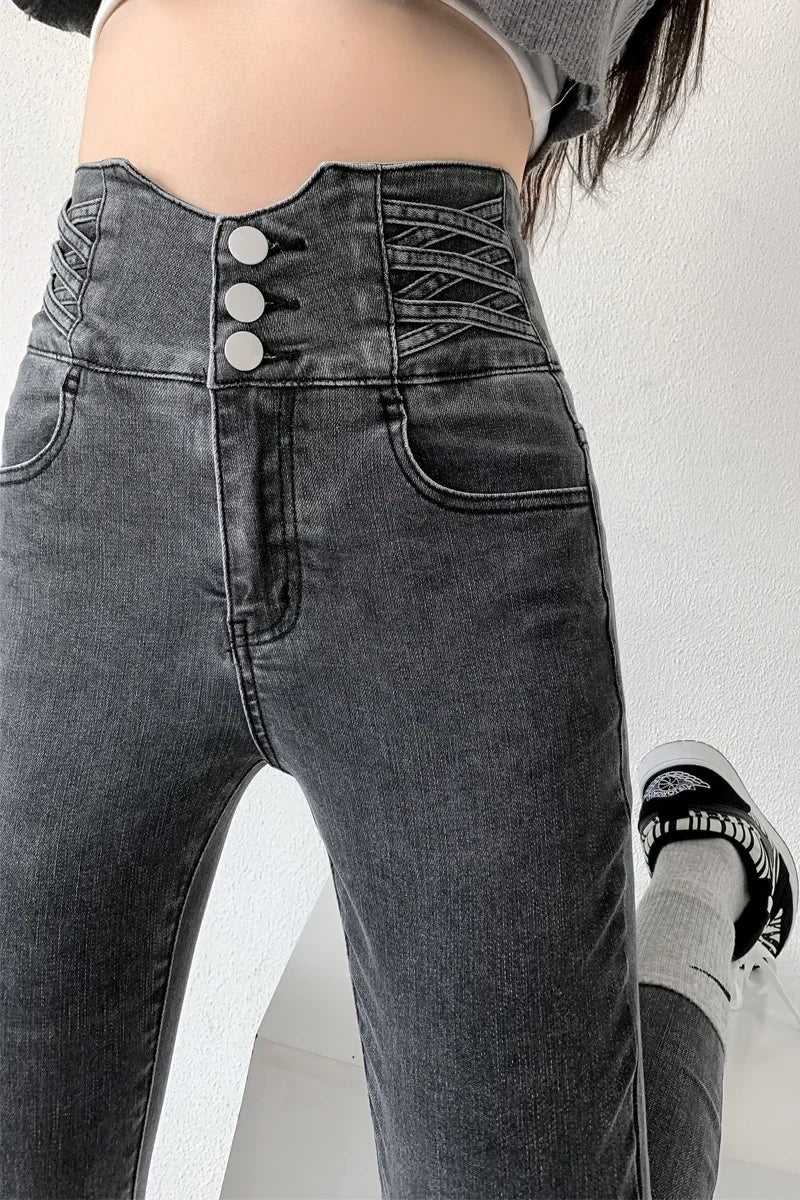 Sash Pencil Jeans