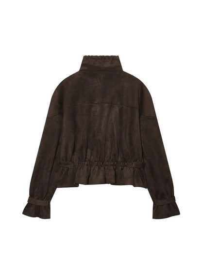 Solid Zip-Up Jacket