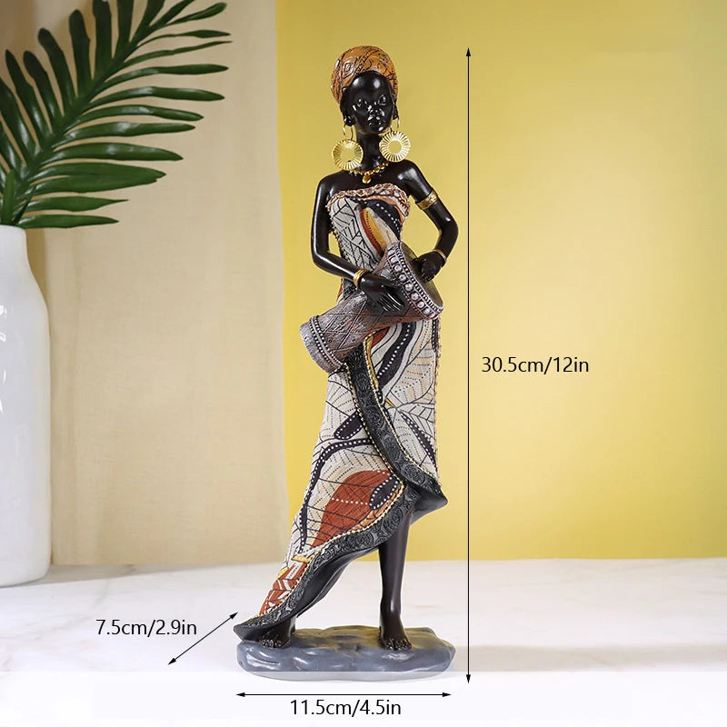 Resin African Women Figurines