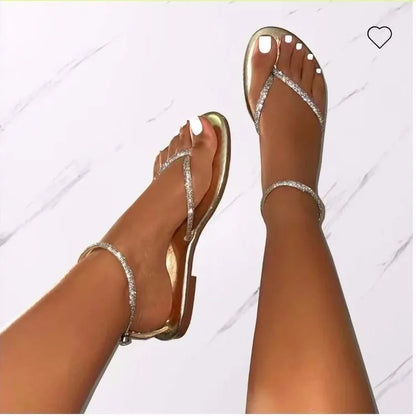 Metal Decor Slippers