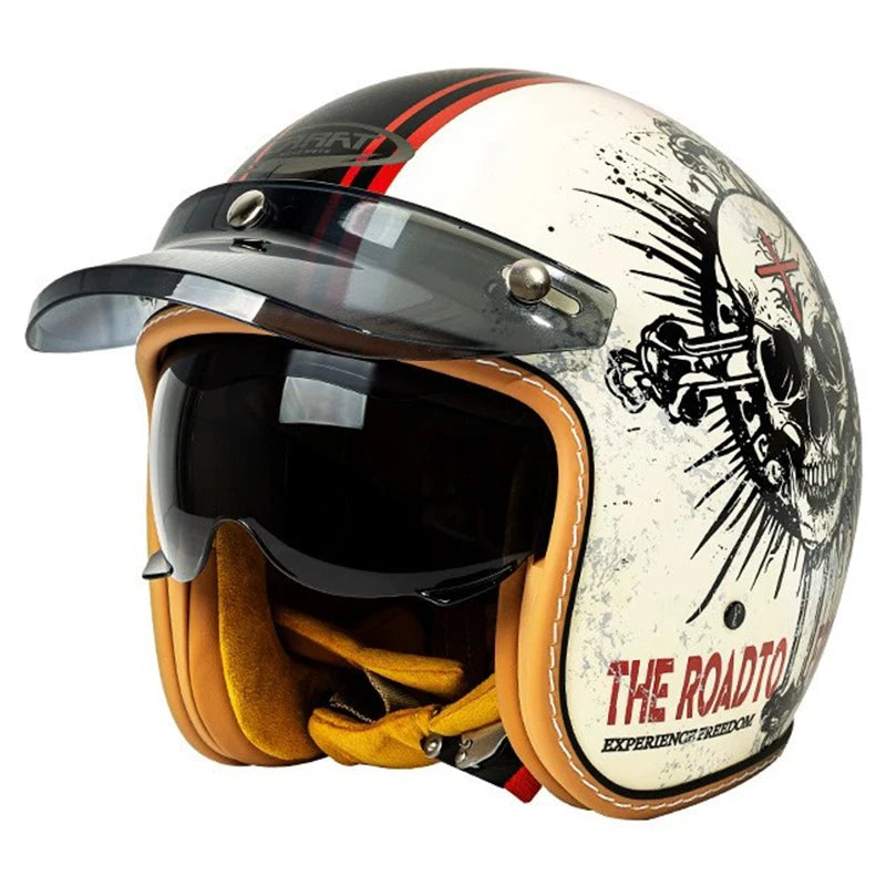 Semi-Open Jet Motorcycle Helmet