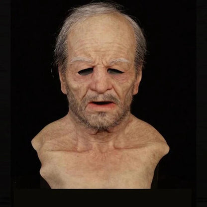 Elderly Face Latex Mask