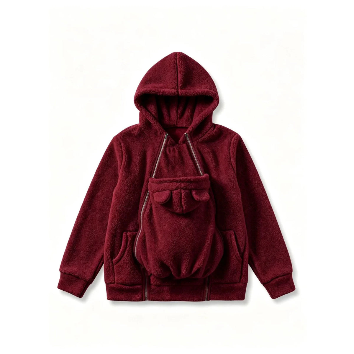 Fleece Zip Hooded Jacket