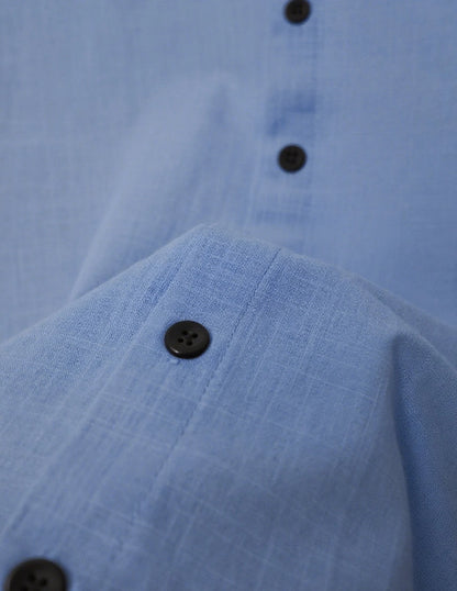 Cotton Loose Fit Shirt Set