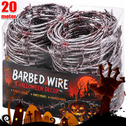 Fake Barbed Wire Fence Prop