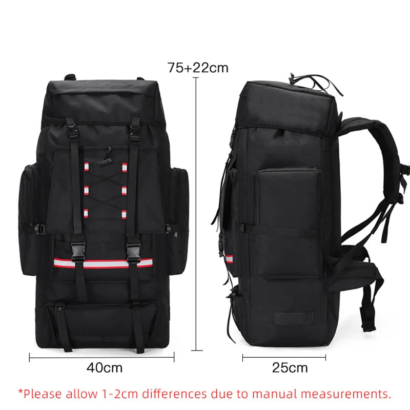 130L Reflective Trekking Backpack