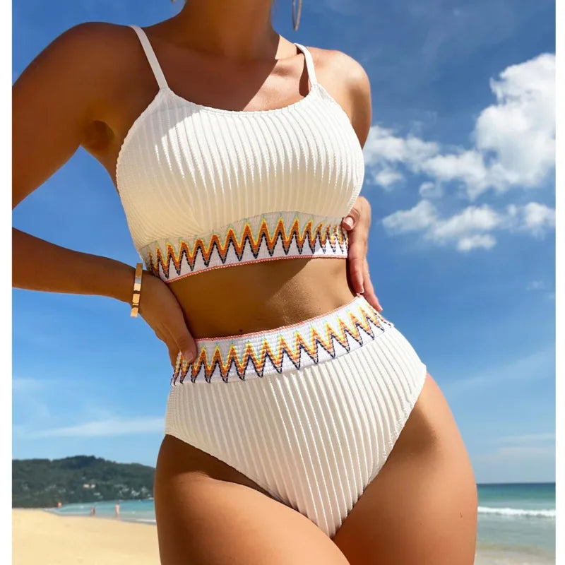 Embroidered Bikini Set