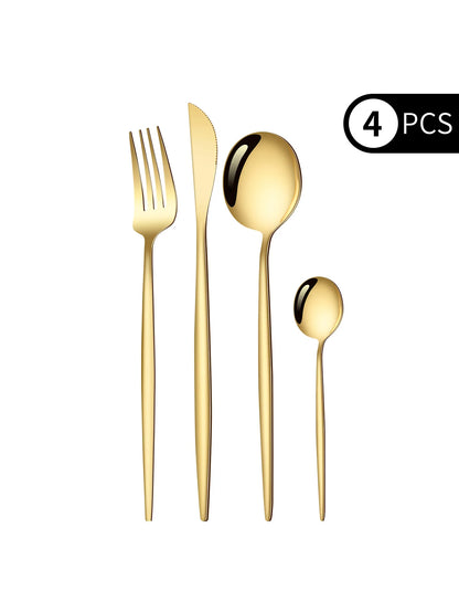 Metal Western Solid Piece Set