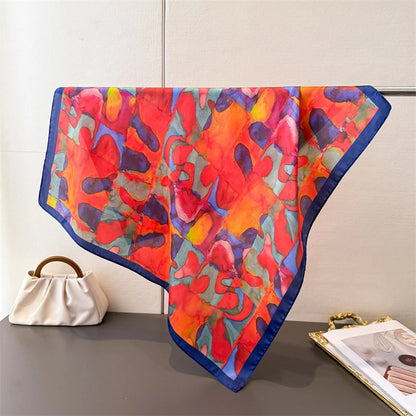 70cm Square Silk Satin Scarf