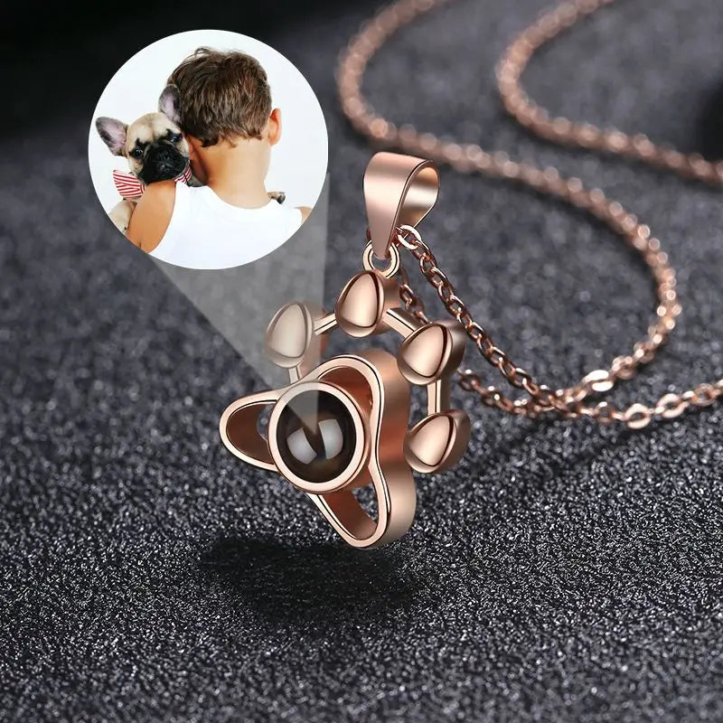 Personalized Photo Projection Necklace