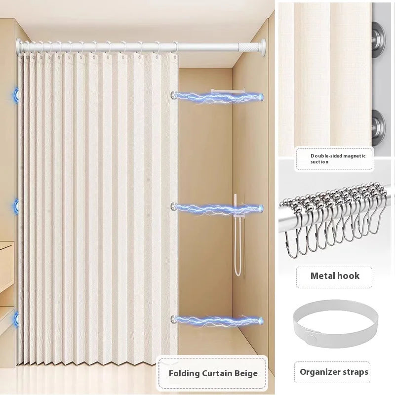 Folding Shower Curtain