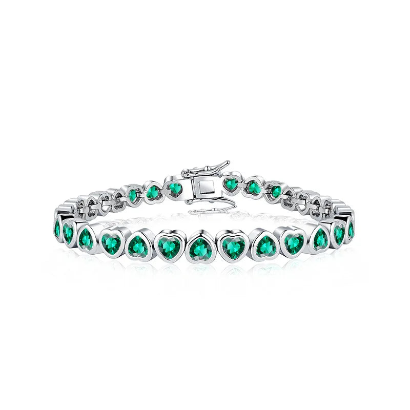14K Gold Trendy Heart Wedding Bracelets