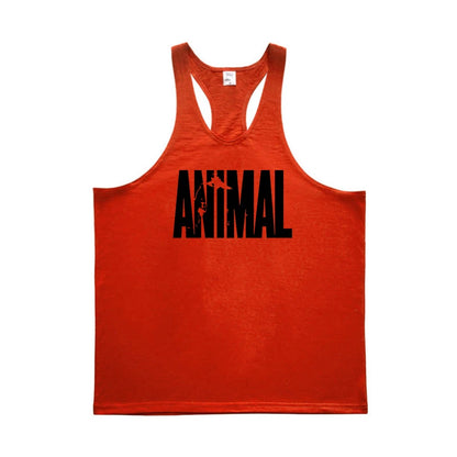 ANIMAL Letter Printed Gym Clothing