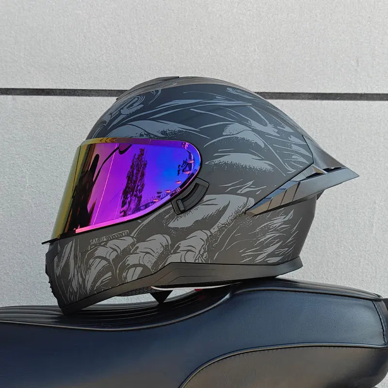 LVS Dual-Lens Full-Face Helmet