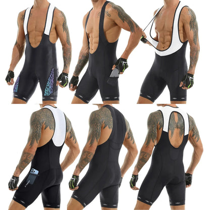 X-Tiger Cycling Bib Shorts Pocket