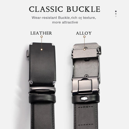 Metal Solid Black Business Strap