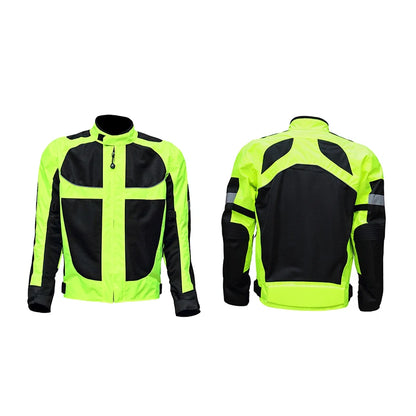 Reflective Night-Ride Protective Jacket