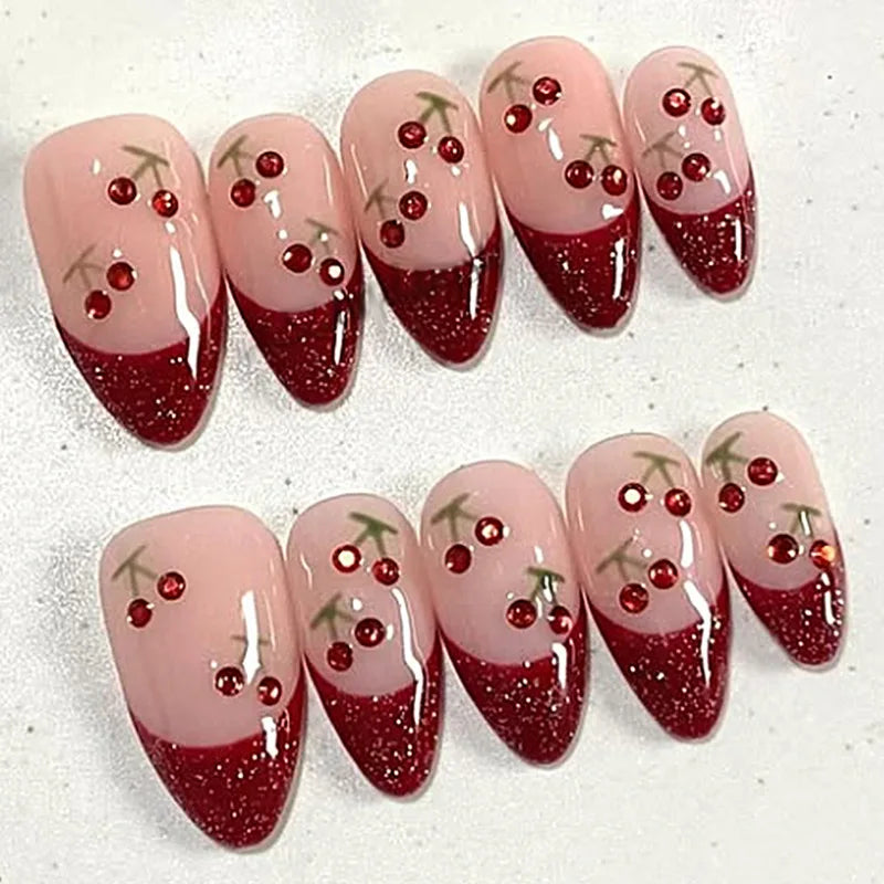 Ballerina French Nail Tips